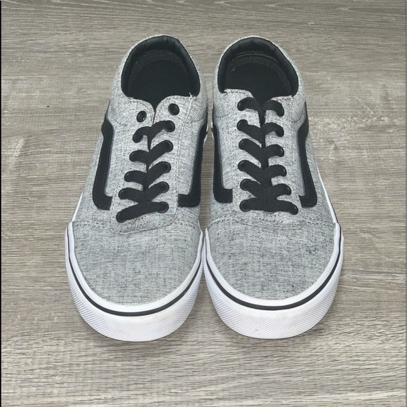 Vans classic black & gray Gs - Picture 2 of 8